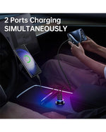 Example3-in-1 Fast Charging Car Charger with Multi Charging Cable – 4.8A Universal USB Car Adapter product