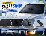 Premium Foldable Car Windshield Sun Shade Umbrella – UV Protection & Heat Insulation