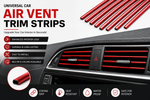 Air Vent Trim Strips for Car Interior – Universal Car AC Vent Decorative Moulding Strip