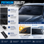 Premium Foldable Car Windshield Sun Shade Umbrella – UV Protection & Heat Insulation