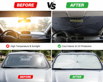 Premium Foldable Car Windshield Sun Shade Umbrella – UV Protection & Heat Insulation