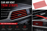 Air Vent Trim Strips for Car Interior – Universal Car AC Vent Decorative Moulding Strip