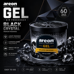 Areon Gel Air Freshener for Car & Home – Long Lasting Premium Gel Fragrance (60 Days) | Black Crystal, Passion, Citrus Squash, Bubble Gum, Peach & Strawberry