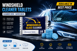 Windshield Glass Cleaner Tablets (5 Tablets) – Effervescent Car Windshield Cleaning Tablets | Streak-Free Glass Cleaner for Cars, SUVs & Trucks