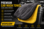 Premium 800GSM Microfiber Car Drying Towel – Ultra Thick, Scratch-Free & Super Absorbentct