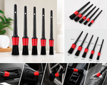 Detail Cleaning Brush Set – 5 Size Multi-Purpose Soft Bristle Car Detailing Brushes for Interior, Air Vents, Dashboard & Engine Bay