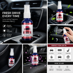 WREK Car Air Freshener Spray 30ml – Long Lasting Odor Eliminator for Car, Home & Office (7 Fragrances)