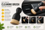 Premium Soft Bristle Car Detailing Brush – Scratch-Free Interior & Exterior Cleaning Brush