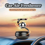 Solar Rotating Car Air Freshener – Aromatherapy Perfume Diffuser for Car Dashboard