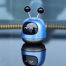 Cute Robot Car Air Freshener – Dashboard Aromatherapy Perfume Diffuser