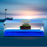 Cruise Ship Liquid Wave Car Dashboard Ornament – Moving Ocean Desk Toy