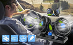 360° Adjustable Dual Head Car Dashboard Fan |  Twin Cooling Fan | Low Noise Car Air Circulator | 2 Speed Mini Cooling Fan for Car Dashboard